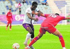 Armengol durante el partido ante el Getafe.