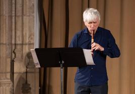 Giovanni Antonini, durante su concierto en el Hospital Real.