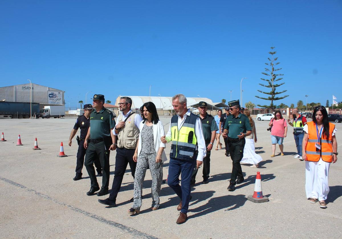 La subdelegada destaca la «buena coordinación» en las primeras semanas de OPE