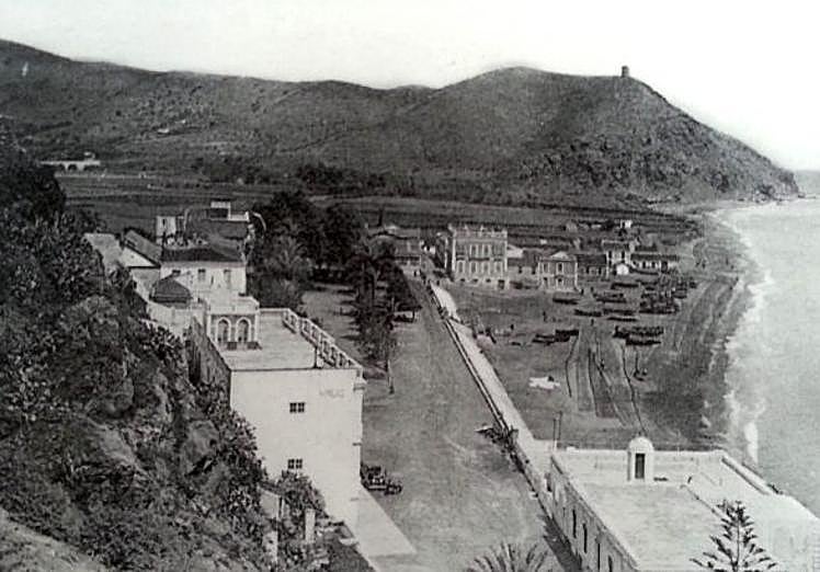 Paseo del Altillo de Almuñécar en el año 1928