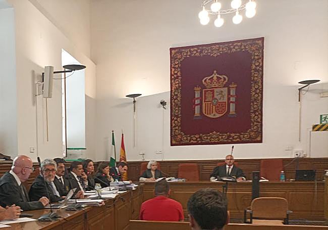 El acusado, en el juicio.