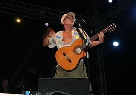 El músico Manu Chao, en un concierto en Granada.