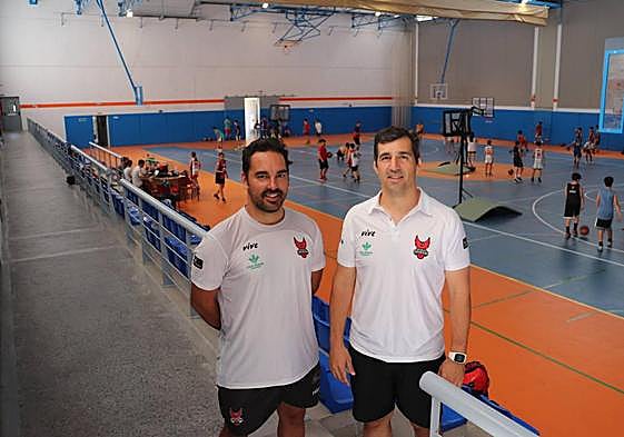 Zamo Fernández y Pablo Pin, en su campus de Güéjar Sierr