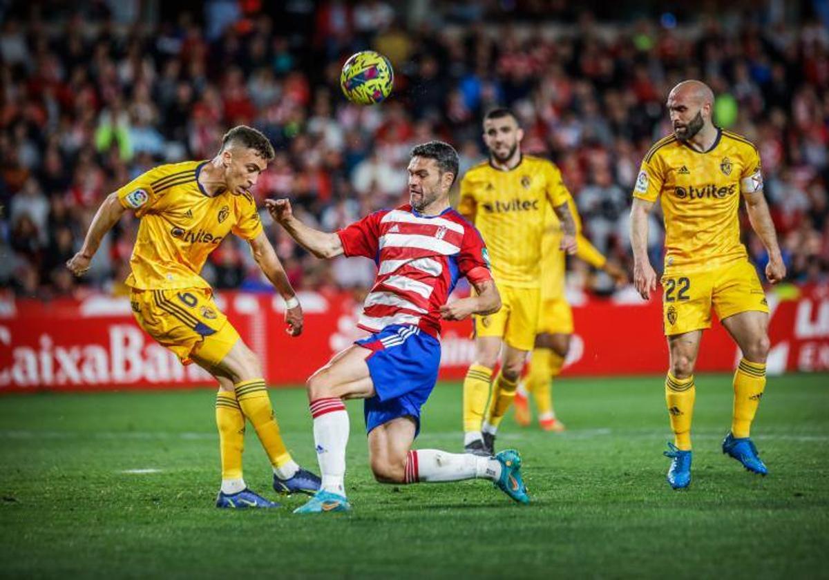 Jorge Molina, en su último partido con el equipo.