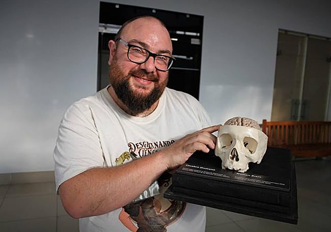 Óscar Huertas, en el Parque de las Ciencias.