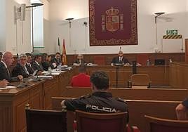 Juan Francisco T. M., en el banquillo de los acusados.