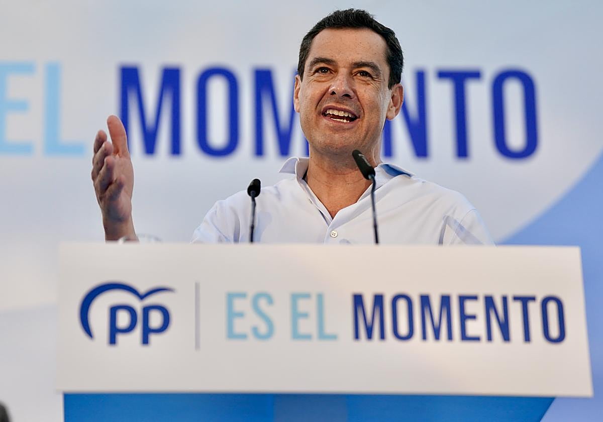 Juanma Moreno, presidente del PP andaluz