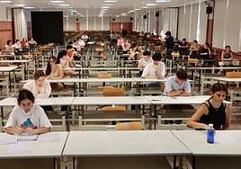 Prueba de Selectividad en Granada.