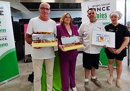 Presentación del cupón dedicado a los piononos en Alfacar