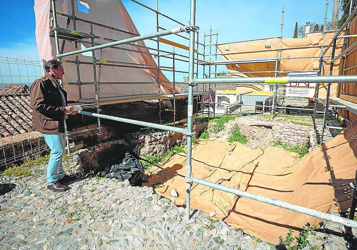 Obra del Lavadero del Sol cuyas obras se han retrasado por el hallazgo de una estructura medieval pero que ya están a punto de terminar.