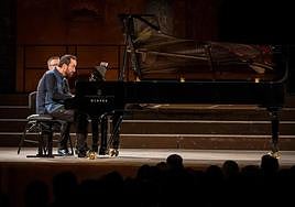 Igor Levit, en un momento de su actuación de anoche en el Carlos V.
