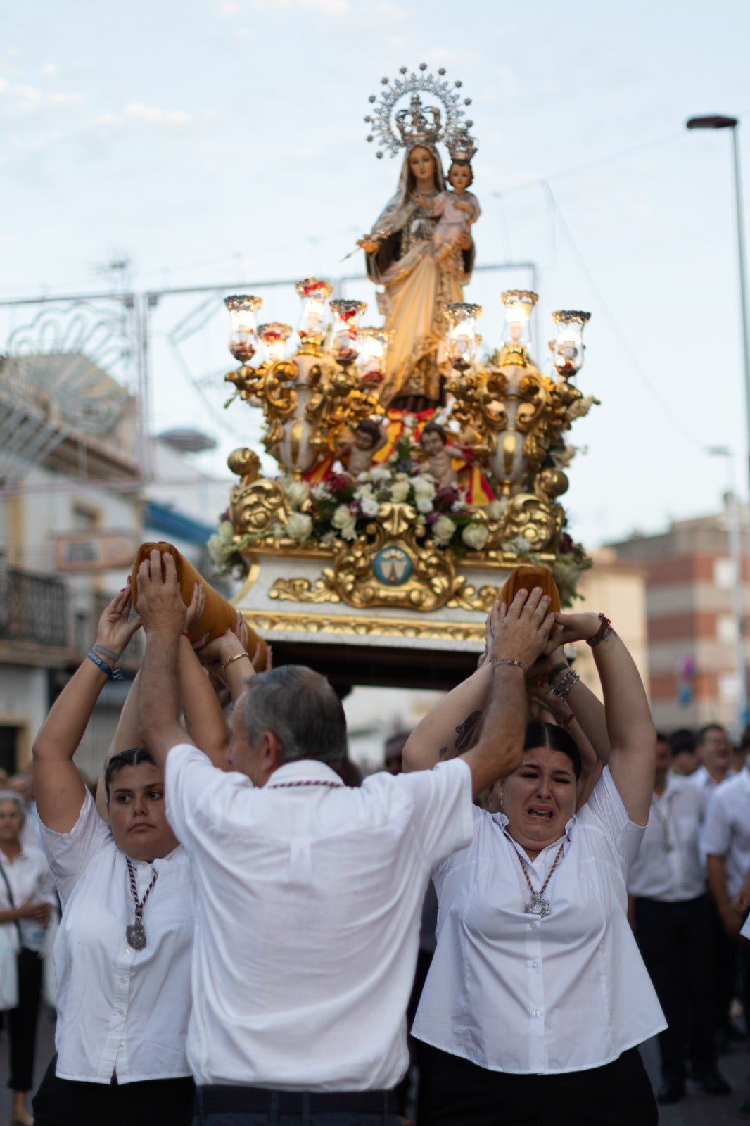 Espectaculares imágenes de la procesión de la Virgen del Carmen en Motril