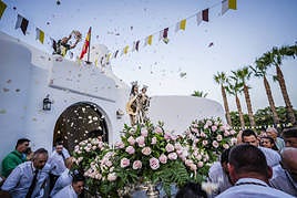 Así fueron los momentos más emotivos de la procesión de la Virgen del Carmen