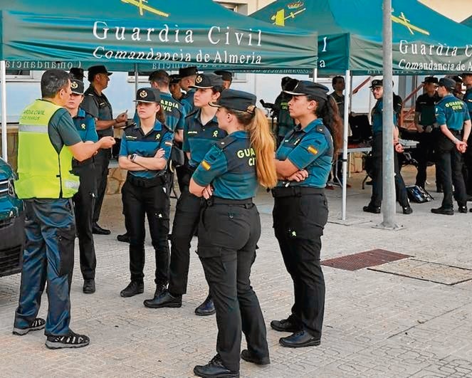 Jornada de formación de agentes de la Guardia Civil celebrada en Almería.