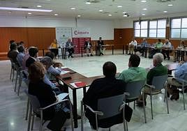 Reunión del PP con empresarios almerienses.