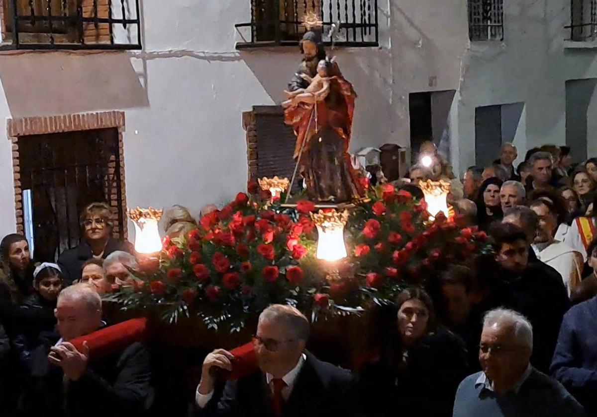 Devoción por San José en Fornes.