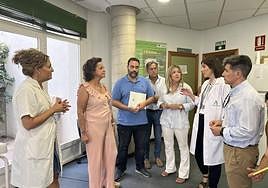Visita al centro de salud de La Magdalena.