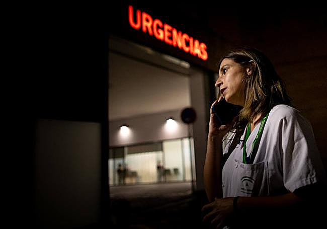 La enfermera Blanca Cano Gutiérrez, supervisor general de la guardia.