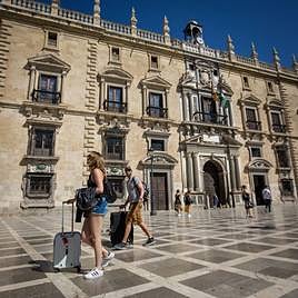 La Real Chancillería, sede de la Audiencia de Granada.