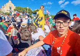 Juan José Benavides en la JMJ de Lisboa.