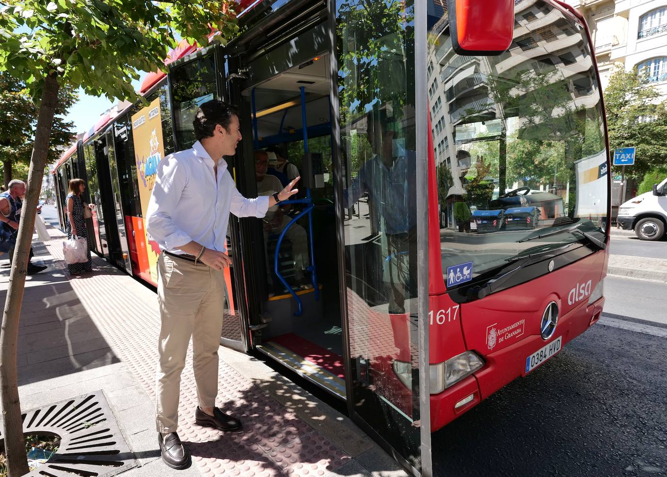 El portavoz del equipo de gobierno de Granada, Jorge Saavedra.