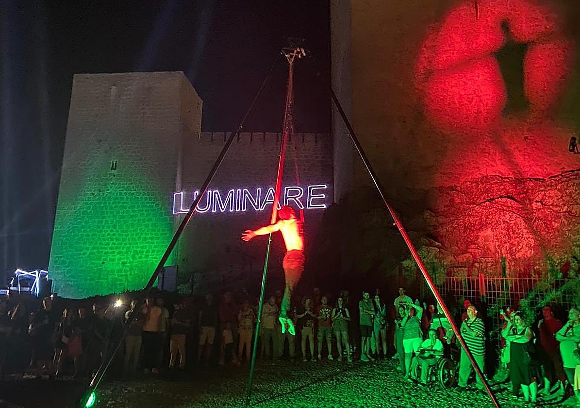 Actuación en el Castillo de Santa Catalina de la capital jienense.