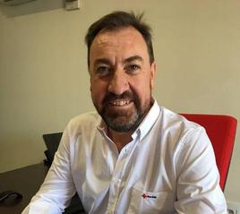 Francisco González Cabrera, coordinador provincial de Cruz Roja, lleva 22 años de trabajo en al entidad.