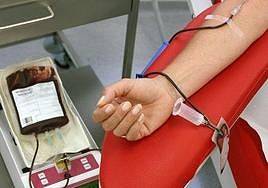Donación de sangre.