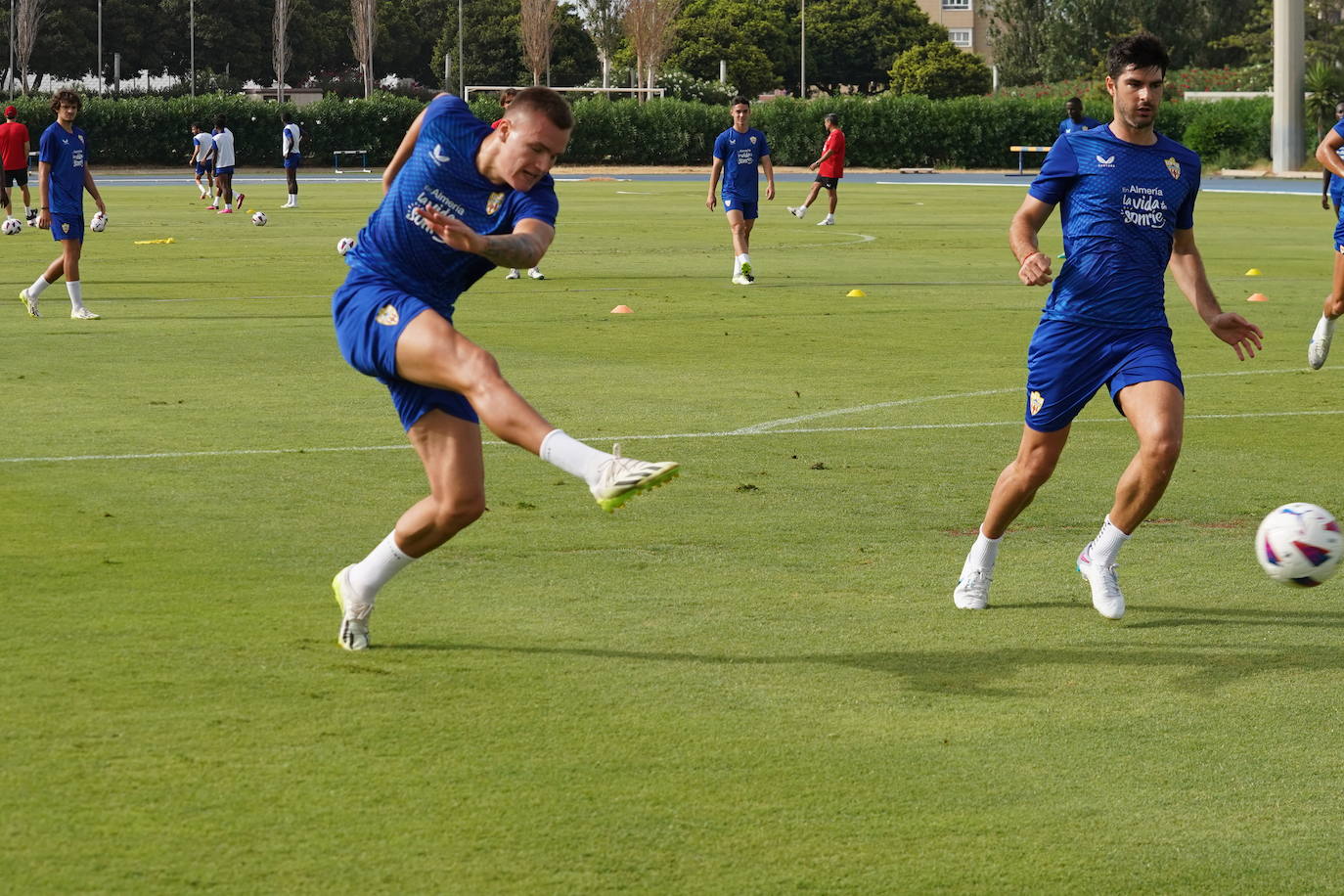 El Almería &#039;afila las garras&#039; para su primer partido de Liga