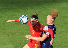 La granadina Esther González, durante el partido.