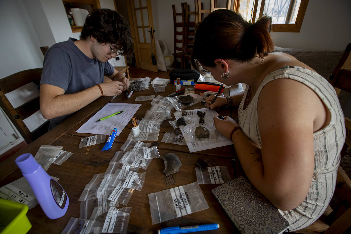 Clasificación en el laboratorio.
