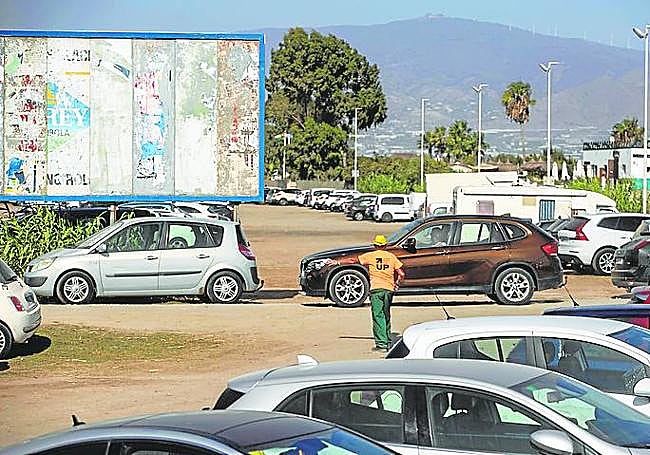 Aparcacoches en Motril.