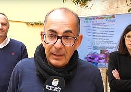 Flores, en la presentación de la programación de Carnaval de este año.