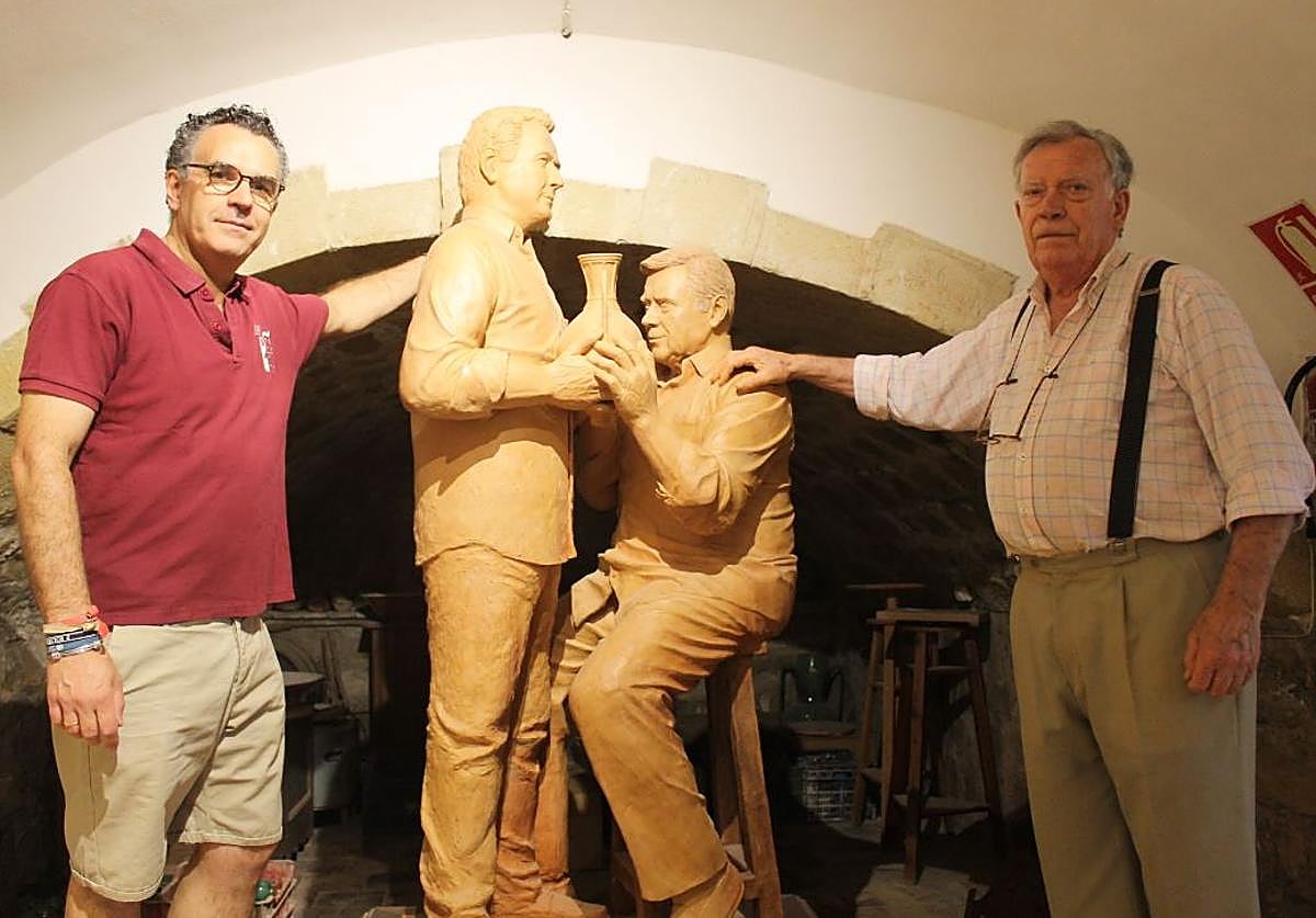 Pablo y Paco 'Tito', padre e hijo juntos.