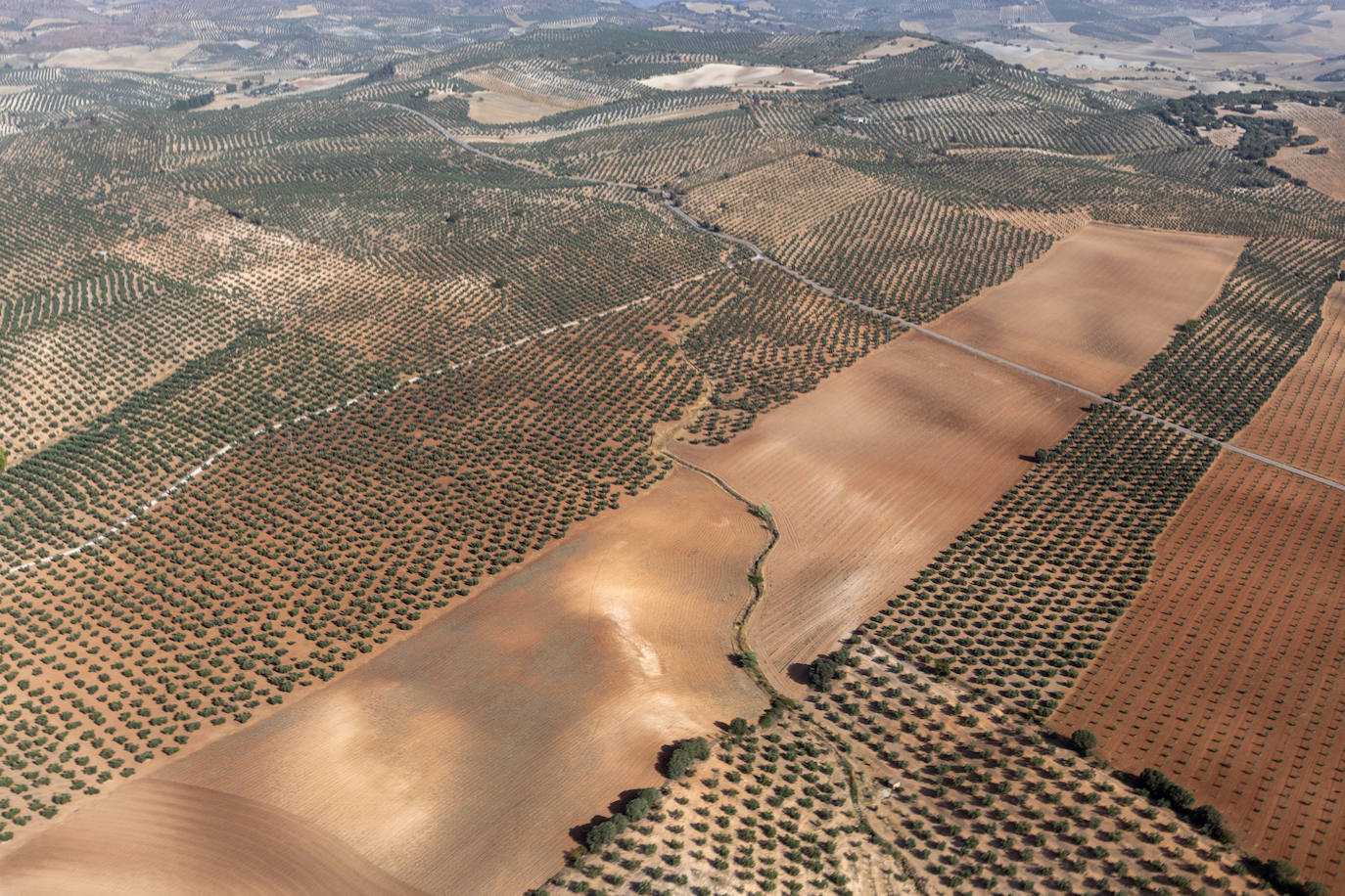 Granada, vista desde el helicóptero de la Guardia Civil