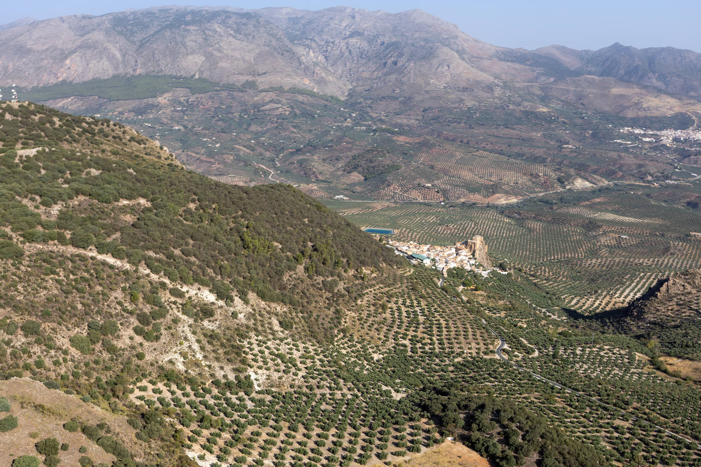 Granada, vista desde el helicóptero de la Guardia Civil