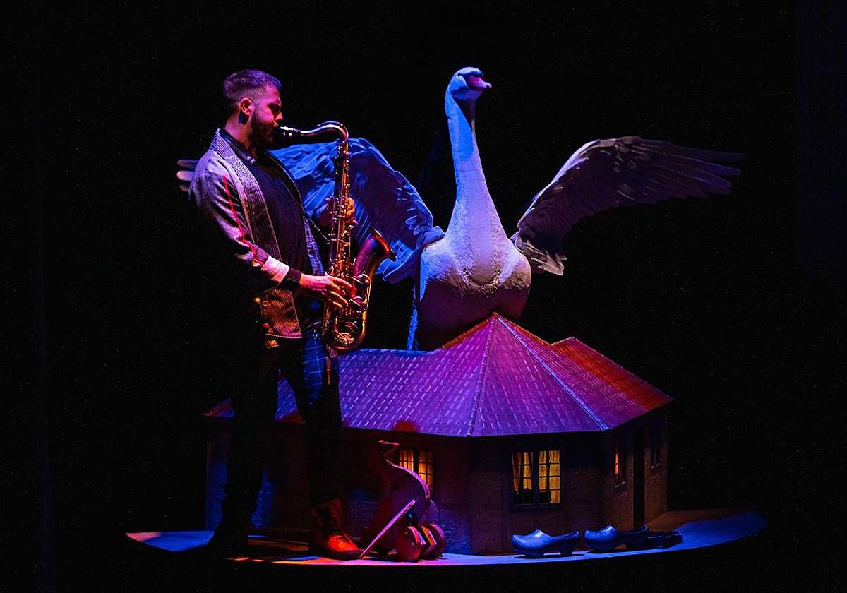 Una imagen del montaje.