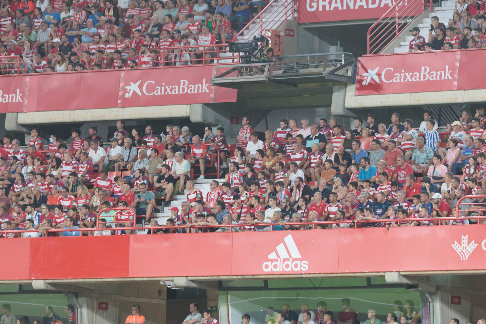Encuéntrate en la grada durante el Granada-Rayo