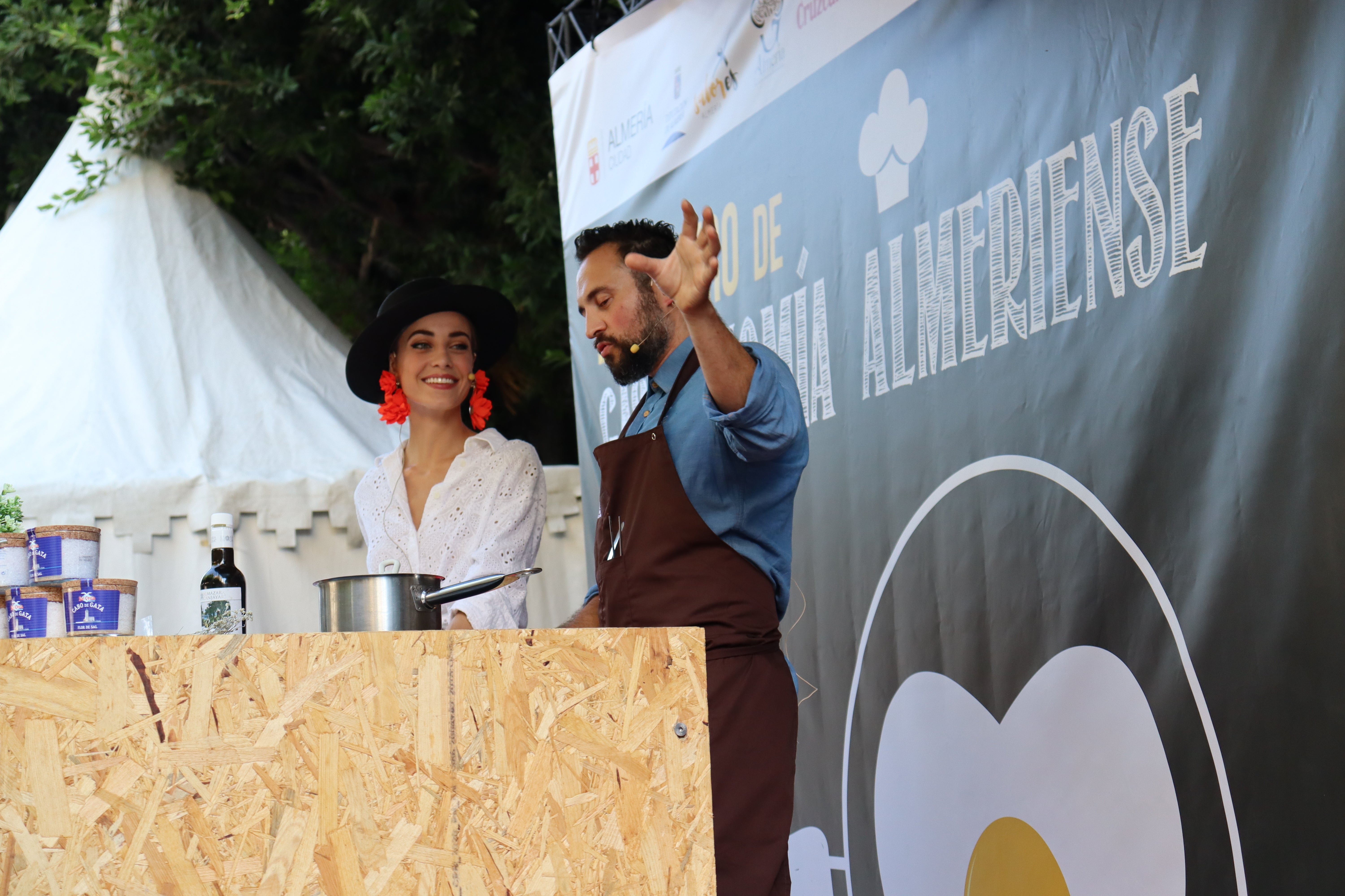 Rafael Rodríguez durante la celebración de su 'showcooking'.