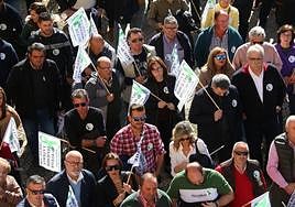 Concentración en defensa del olivar en una imagen de archivo.