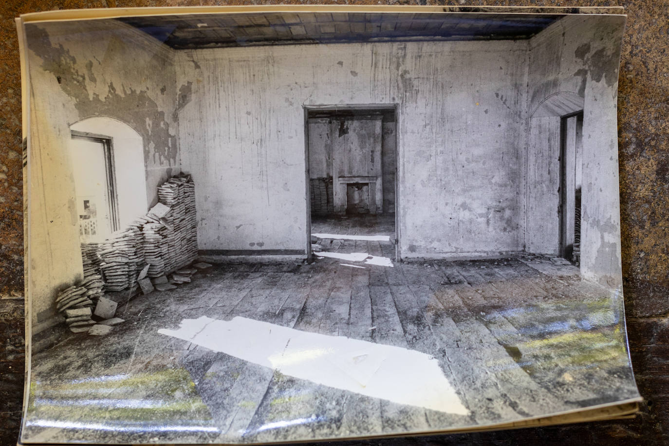 Imagen secundaria 2 - fFotos antiguas de la Casa Real del Soto de Roma en poder de María Angustias Saura. 