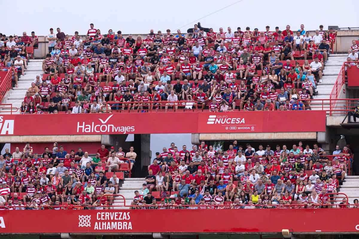 Encuéntrate en la grada durante el Granada-Mallorca