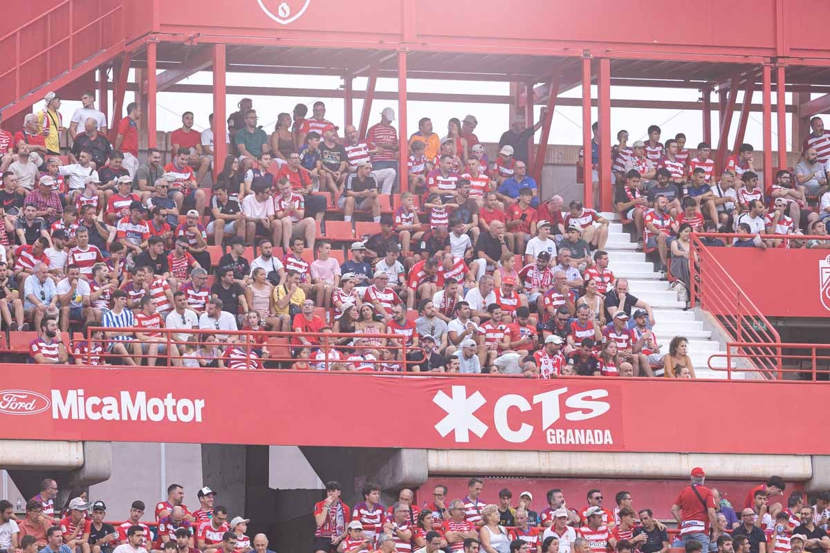 Encuéntrate en la grada durante el Granada-Mallorca