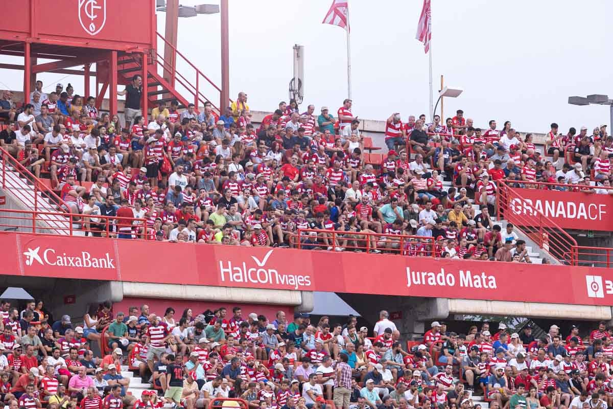Encuéntrate en la grada durante el Granada-Mallorca