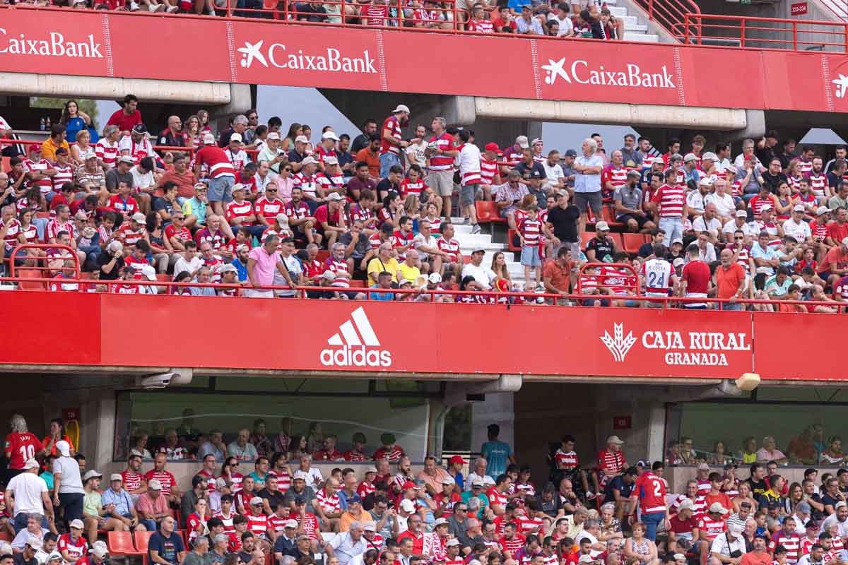 Encuéntrate en la grada durante el Granada-Mallorca