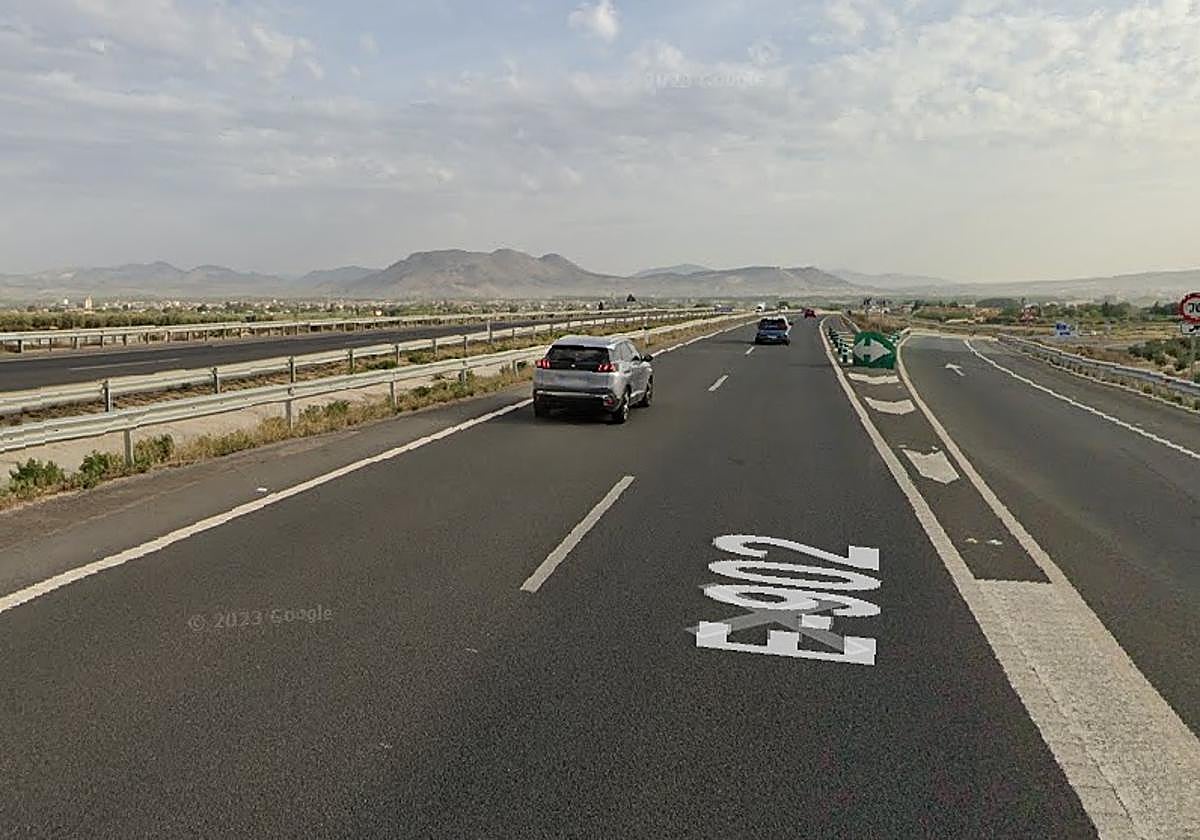 A-44 a la altura de Vegas del Genil, donde se ha producio el accidente