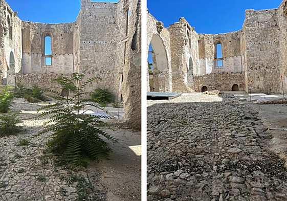 Antes y después de la intervención del Ayuntamiento de Jaén.