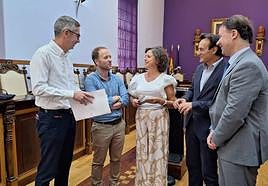 Juanma Camacho, Erik Domínguez, Catalina García, Agustín González y Manuel Vallejo.