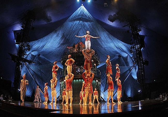 El Circo del Sol ofrecerá varias funciones en Granada.