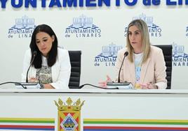 Susana Ferrer y Mariola Aranda, concejalas de Festejos y de Policía Local y Emergencias, respectivamente.